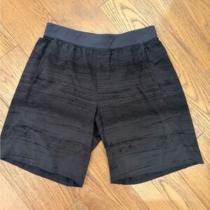 lululemon Pace Breaker Linerless 9” Black Athletic Shorts